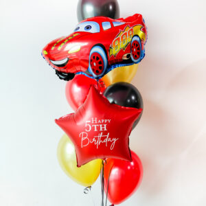 Cars Foil Helium Bunch
