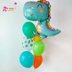 Baby Dino Foil Helium Bunch