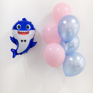 Baby Shark Foil Helium Bunch