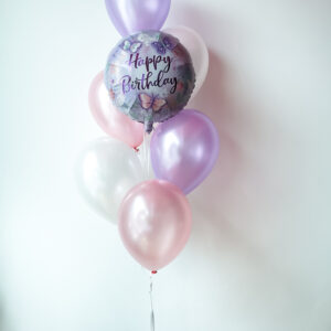 Flutters Happy Birthday Foil Helium Bunch