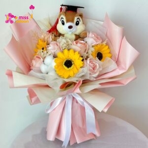 Graduation Chipmunk Bouquet
