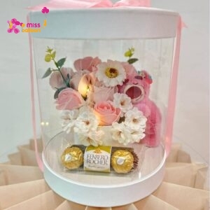 Mini Lotso Soap Flower Gift Box