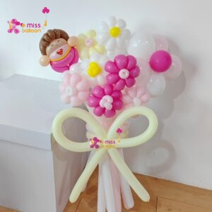 Superwoman Balloon Flower Bouquet