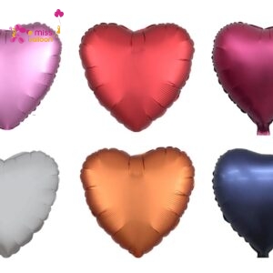 18 Satin Heart Foil Balloon
