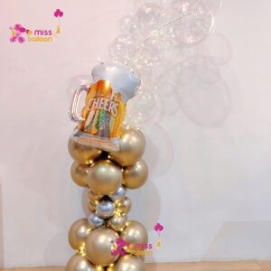 Cheers Beer Balloon Stand