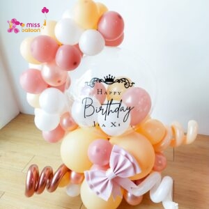 Crystal Globe Balloon Centerpiece