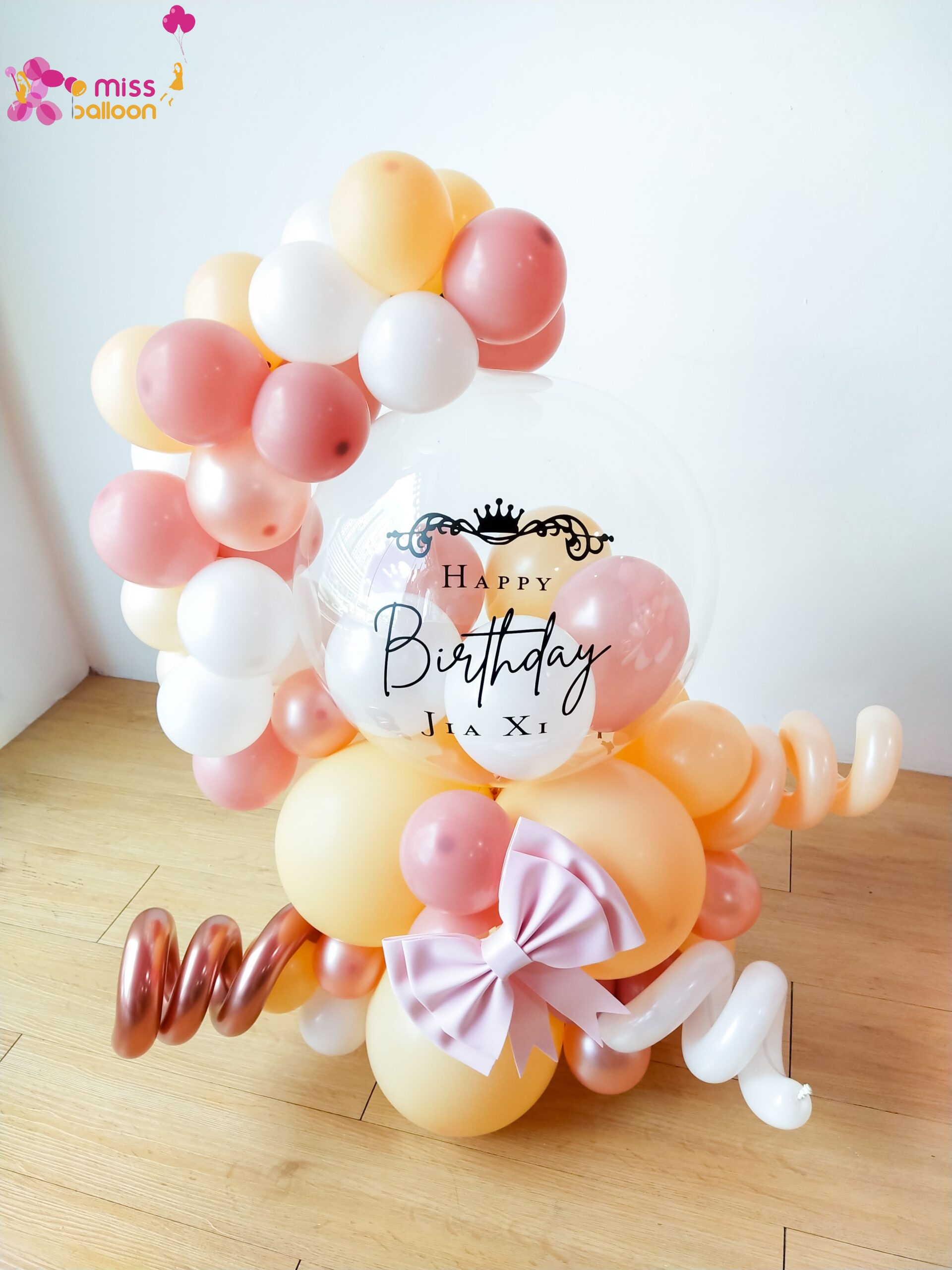 Crystal Globe Balloon Centerpiece