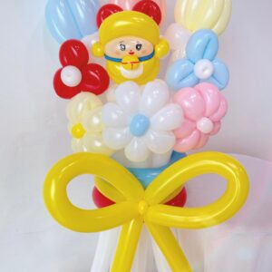 Dorami Balloon Flower Bouquet