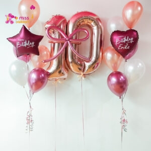 Jumbo Foil & Double Shape Foil Helium Bunch