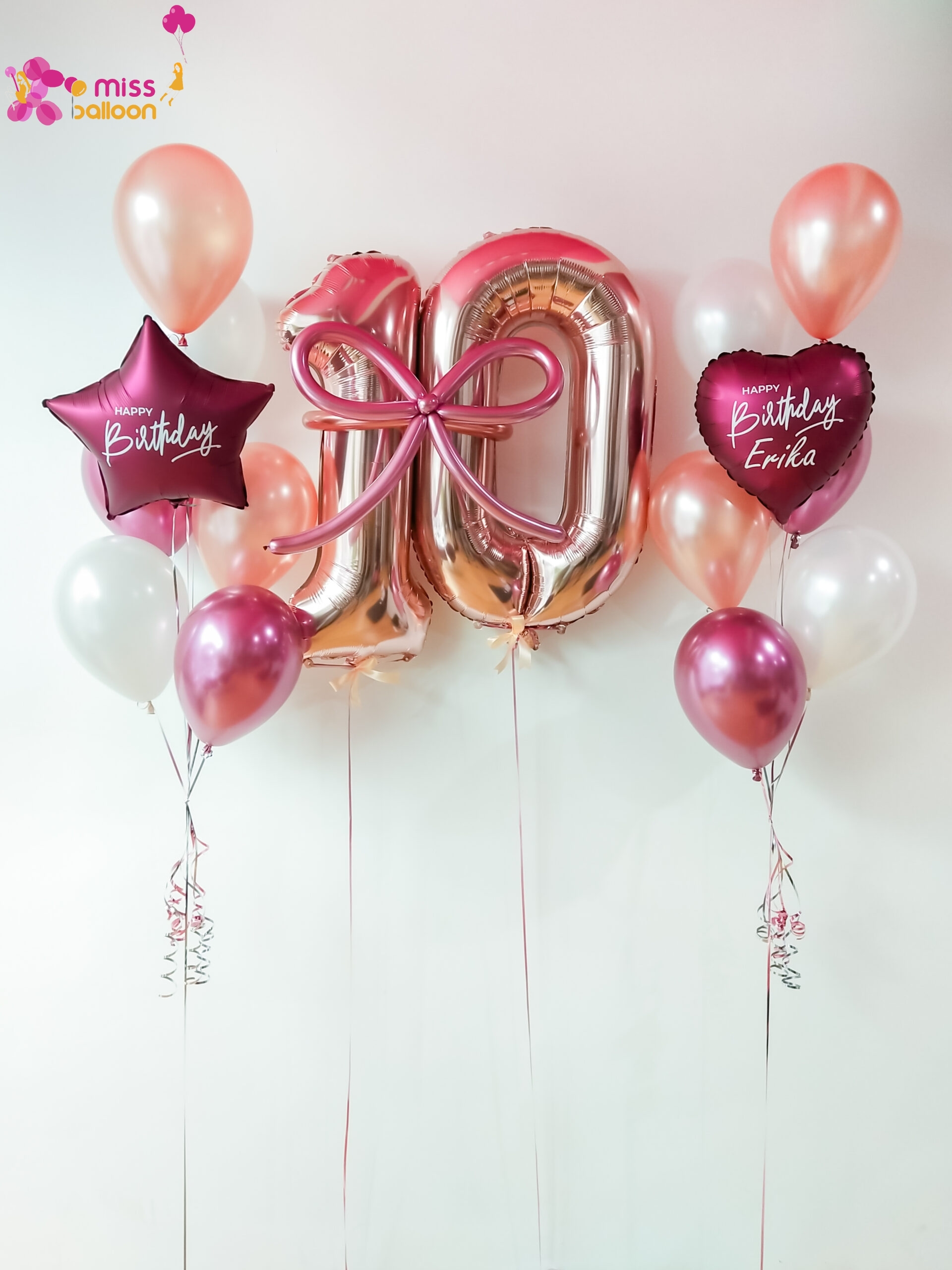 Jumbo Foil & Double Shape Foil Helium Bunch