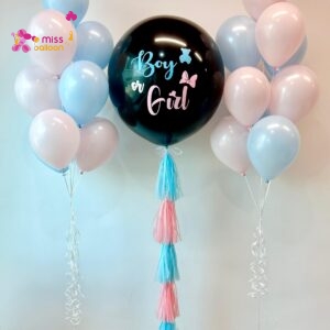36 Gender Reveal Balloon With 20 Helium Balloon