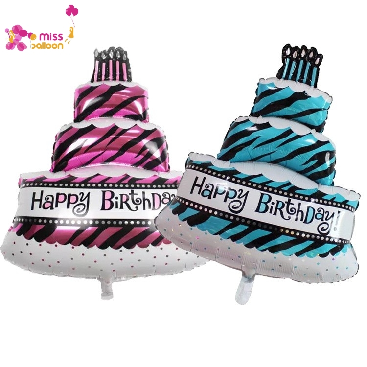 Birthday Cake Foil Balloon