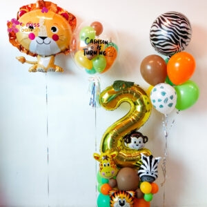 Bubble Jumbo Foil Standee Jungle Theme (B)