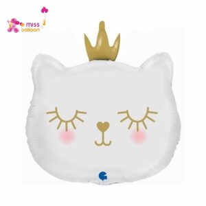 Cat Princess Foil Balloon