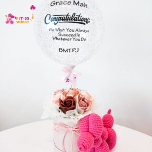 Cherish Soap Flower Balloon Box