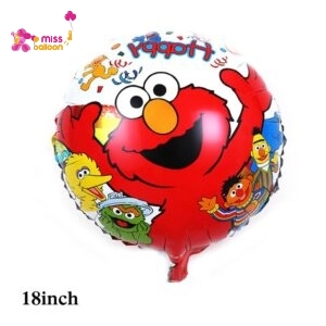 Elmo Round Foil Balloon