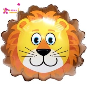 Lion Head Foil Balloon