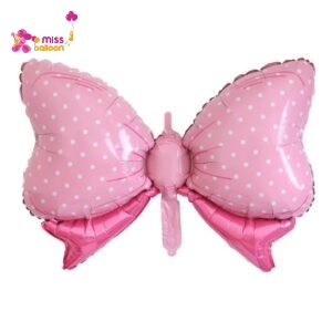 Pink Bow Foil Balloon