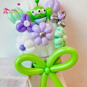 Toy Story Alien Balloon Flower Bouquet