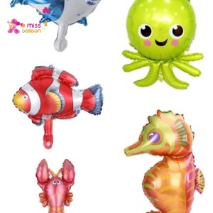 Underwater Animals(Mini) Foil Balloon