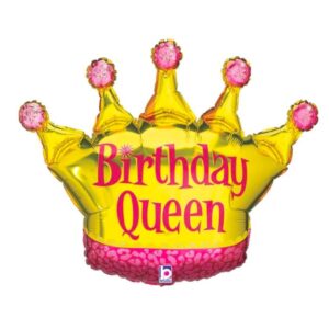 Birthday Queen Crown Foil Balloon