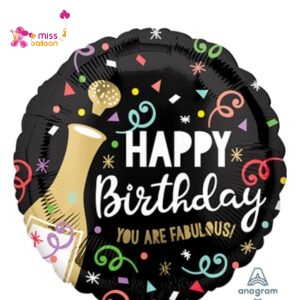 Fabulous Happy Birthday Foil Balloon