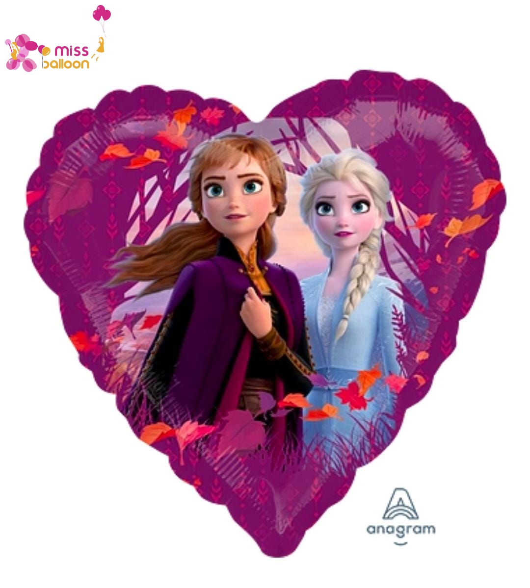 Frozen Heart Foil Balloon