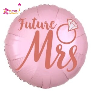 Future MrsShe Said Yes Foil Balloon
