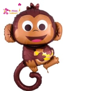 Happy Monkey Super Shape Foil Balloon