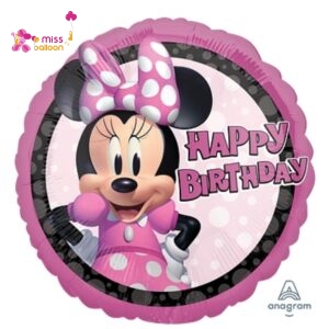 Minnie Mouse Happy Birthday Foil Balloon