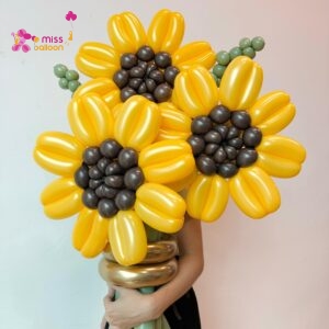 Sunflower Balloon Bouquet