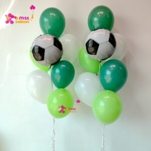 Soccer Foil Helium Bunch