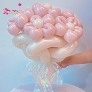 Bridal Bouquet Balloon Flower Dusk Pink