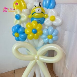 Minion Balloon Flower Bouquet