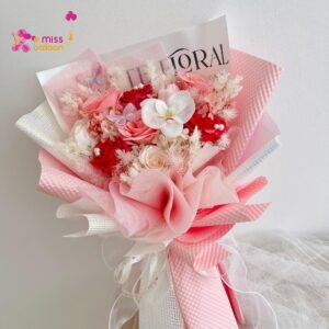 Sweet Pink Soap Flower Bouquet
