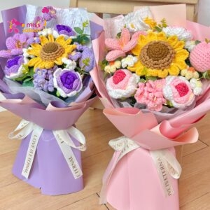 Blossom Crochet Flower Bouquet