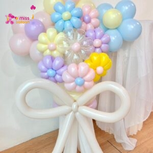Balloon Flower Bouquet Pastel Series