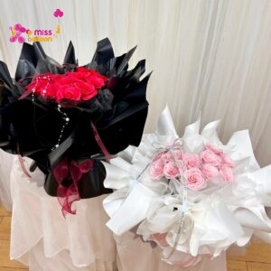 Pure Love Heart Soap Flower Bouquet