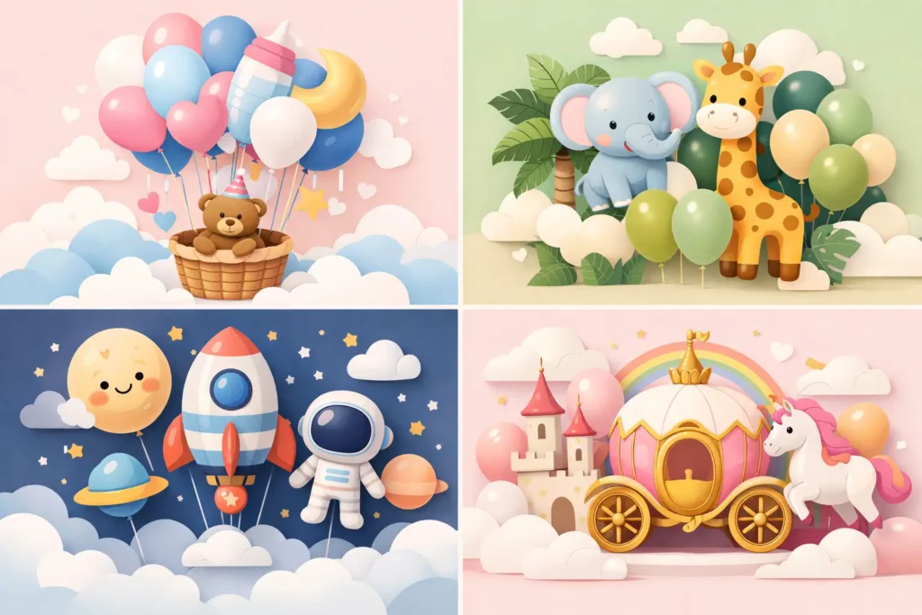12 Best Baby Shower Balloon Themes