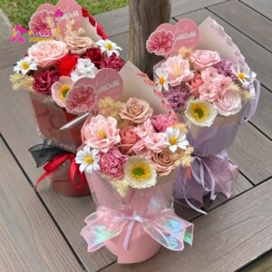 Mother's Day 2026 - Soft Bloom Soap Flower Bouquet