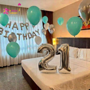 Numeric Balloon Birthday Room Decor