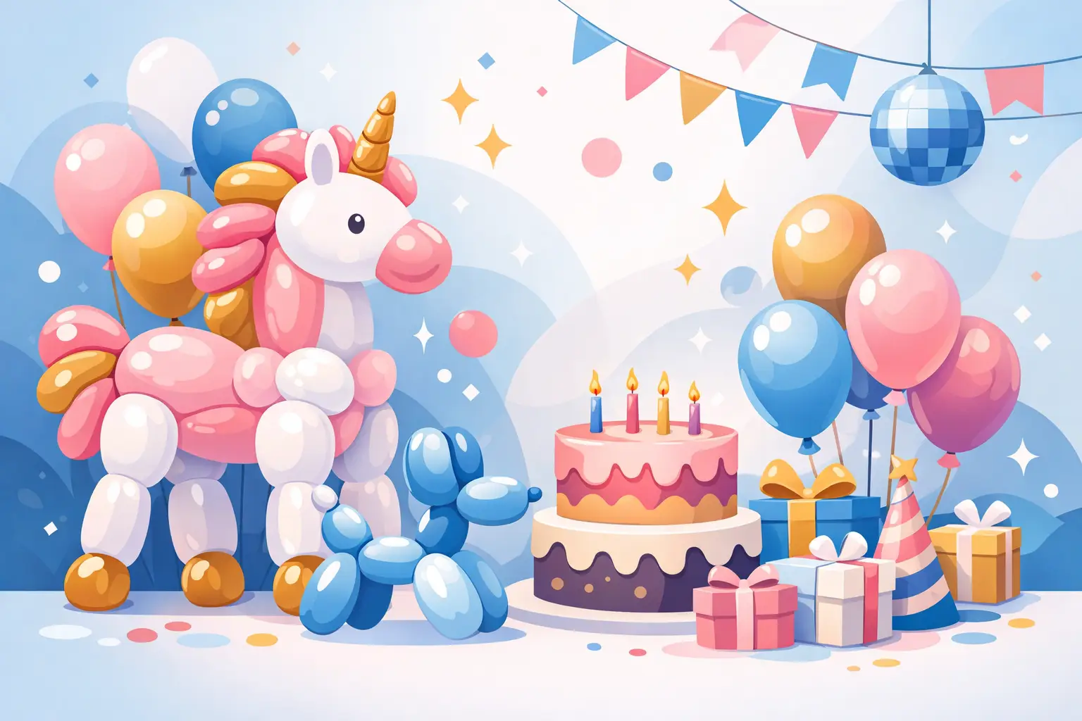 🎈 Balloon Sculpture for Birthday in KL