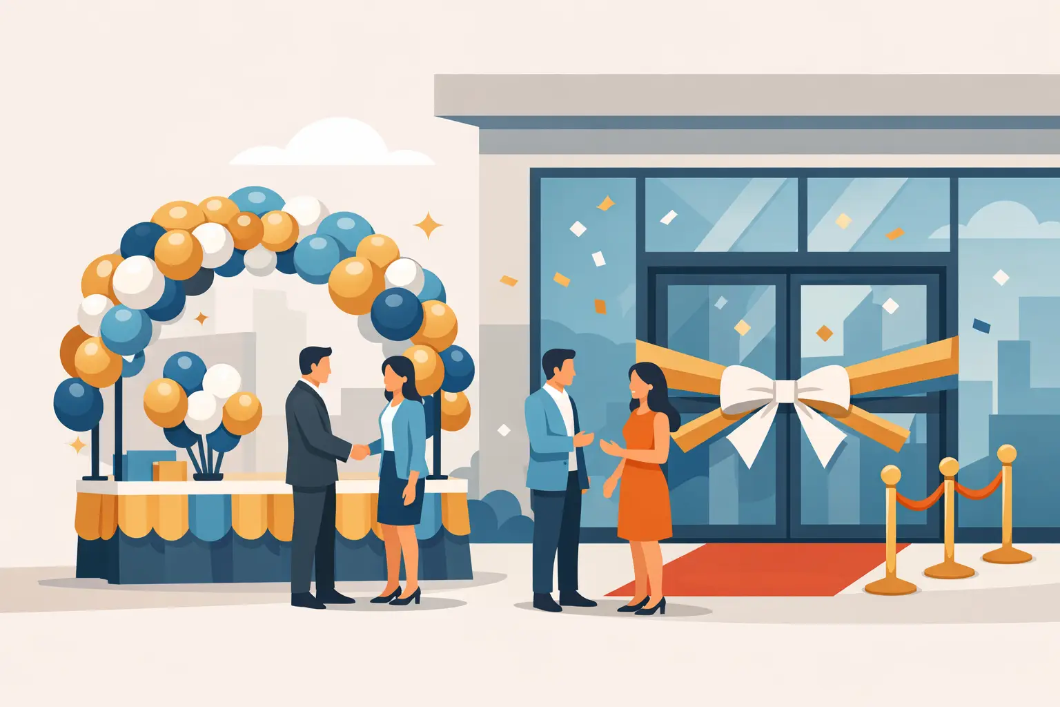 How a Grand Opening Balloon Stand Sets the Tone