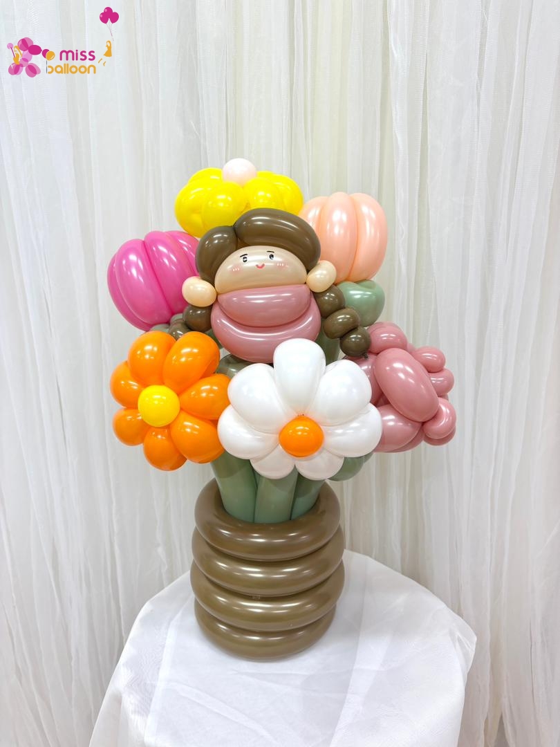 Balloon Flower Pot (B)