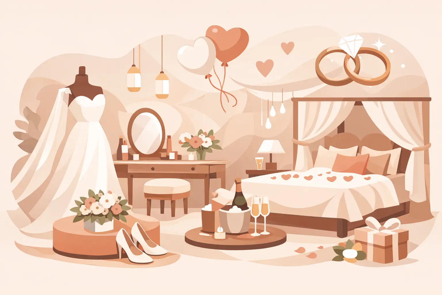 12 Bridal Room Decoration Ideas That Wow