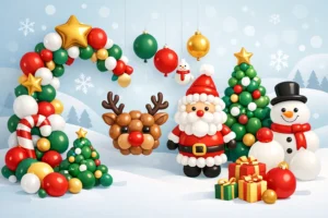 12 Christmas Balloon Decoration Ideas