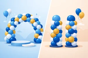 Balloon Arch vs Balloon Pillars: Which Fits?