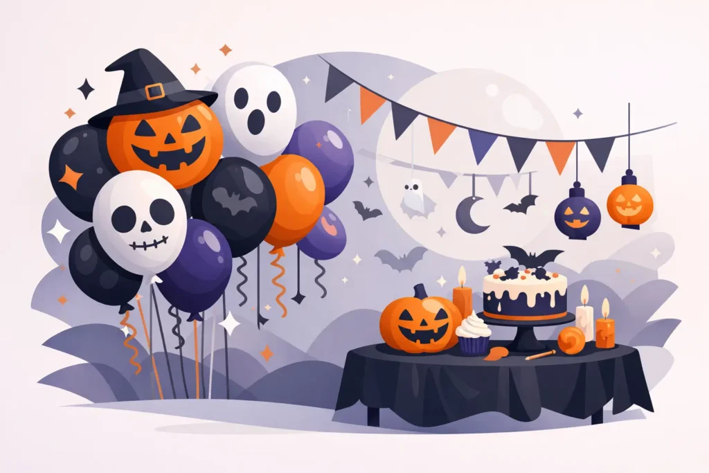 Halloween Balloon Party Decor That Pops