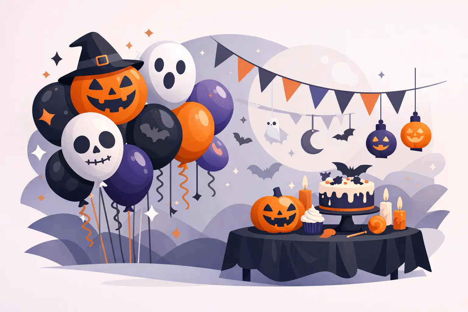 Halloween Balloon Party Decor That Pops