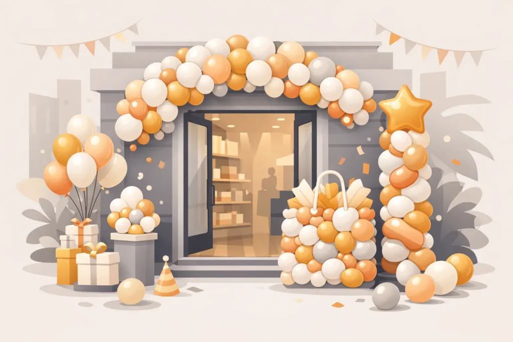 Shop Launch Balloon Display KL (Grand Opening Balloon Decoration Ideas)